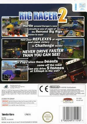 Rig Racer 2 box back