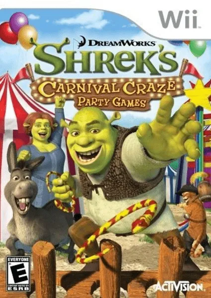 Shrek's Carnival Craze: Party Games box art