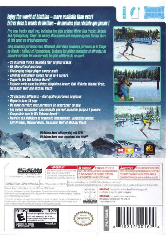Ski and Shoot box back