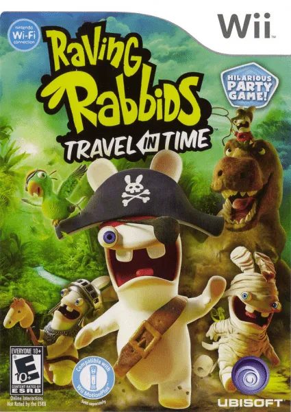 Raving Rabbids: Travel in Time box art