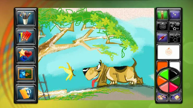 Backdrop artwork for uDraw Studio: Instant Artist