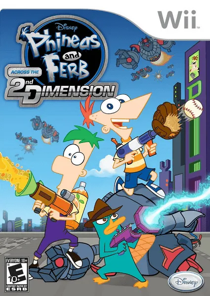 Phineas and Ferb: Across the 2nd Dimension box art