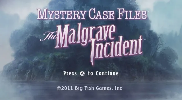 Backdrop artwork for Mystery Case Files: The Malgrave Incident