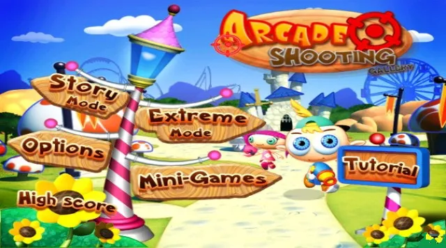 Backdrop artwork for Arcade Shooting Gallery