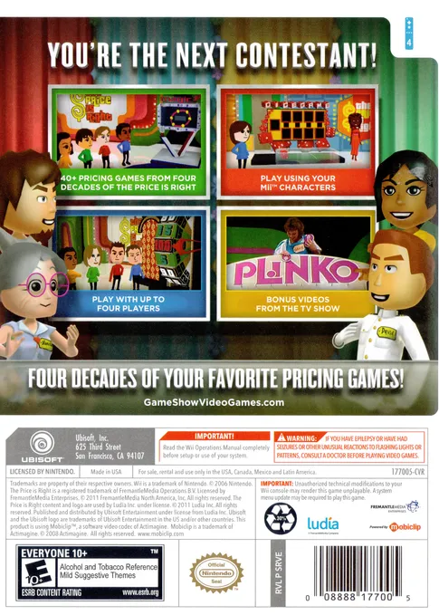 The Price is Right: Decades box back