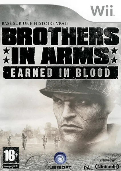 Brothers in Arms: Earned in Blood cover art for Nintendo Wii