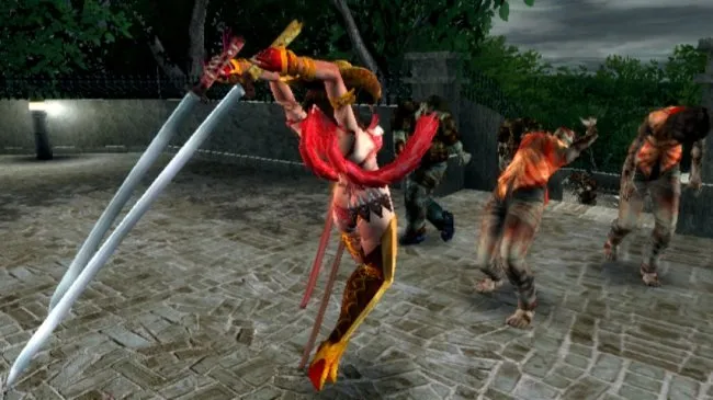 Backdrop artwork for Onechanbara: Bikini Zombie Slayers