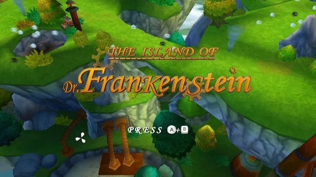 Backdrop artwork for The Island of Dr. Frankenstein