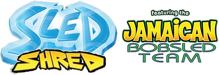 Sled Shred featuring the Jamaican Bobsled Team logo
