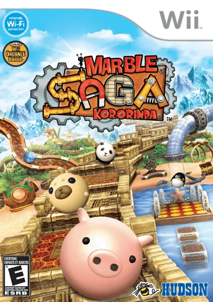 Marble Saga: Kororinpa cover art for Nintendo Wii