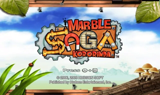 Backdrop artwork for Marble Saga: Kororinpa