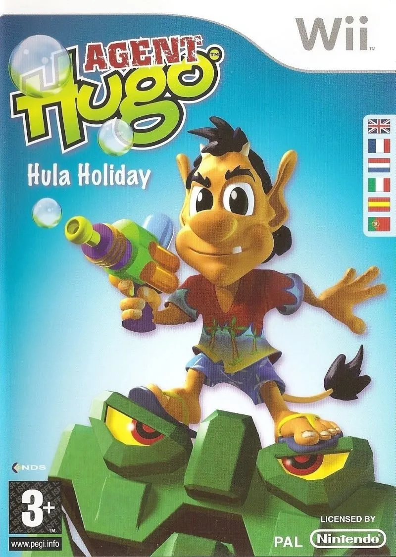 Agent Hugo: Hula Holiday cover art for Nintendo Wii