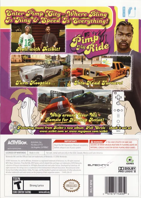 Pimp My Ride box back