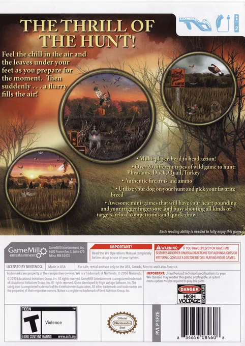Pheasants Forever: Wingshooter box back