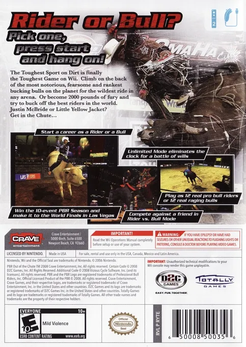 PBR: Out of the Chute box back