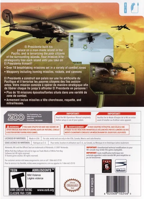 Pacific Liberator box back
