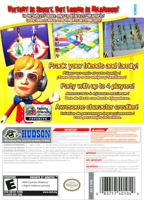 Games Island box back