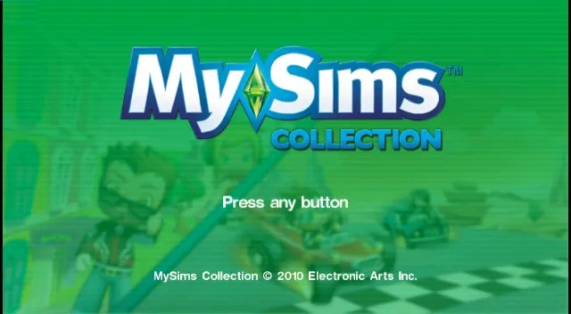 Backdrop artwork for MySims Collection