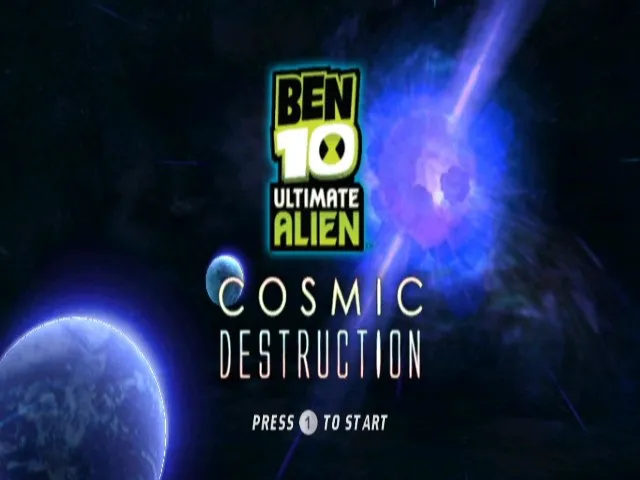 Backdrop artwork for Ben 10: Ultimate Alien: Cosmic Destruction