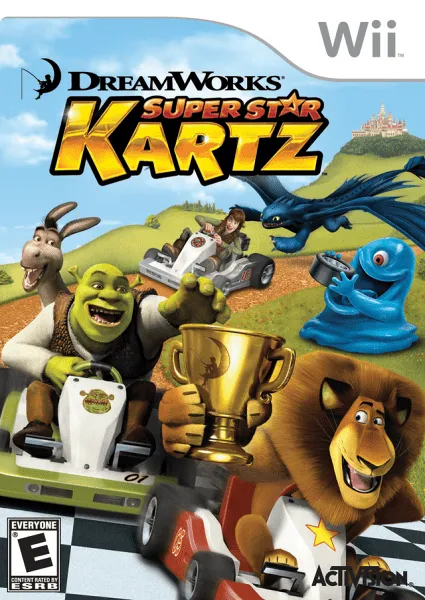 Backdrop artwork for DreamWorks Super Star Kartz