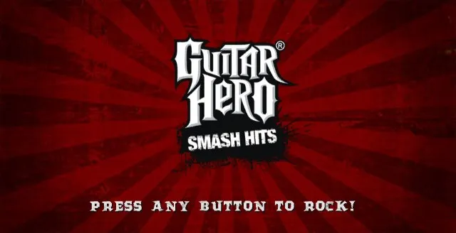 Backdrop artwork for Guitar Hero: Smash Hits