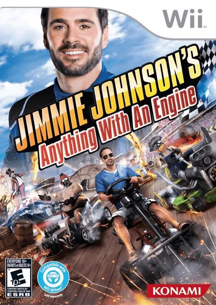 Jimmie Johnson's Anything with an Engine box art