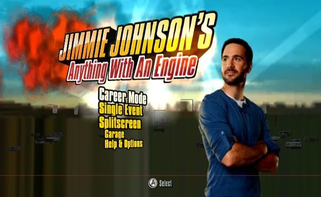 Backdrop artwork for Jimmie Johnson's Anything with an Engine