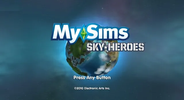 Backdrop artwork for MySims Sky Heroes