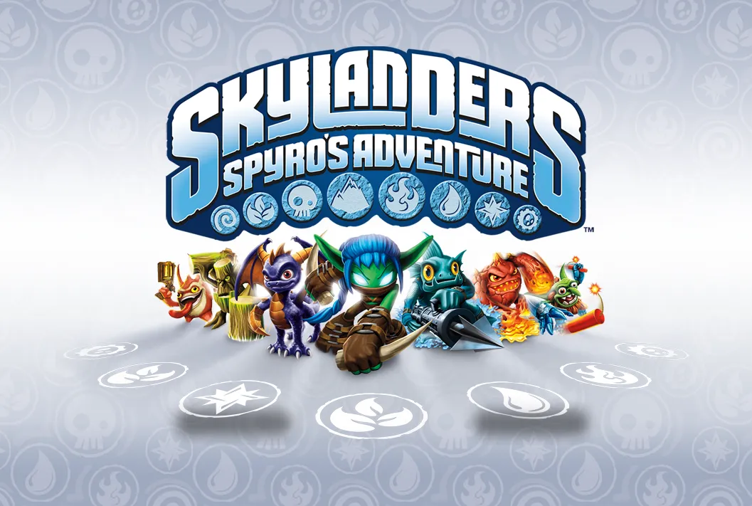 Backdrop artwork for Skylanders: Spyro's Adventure