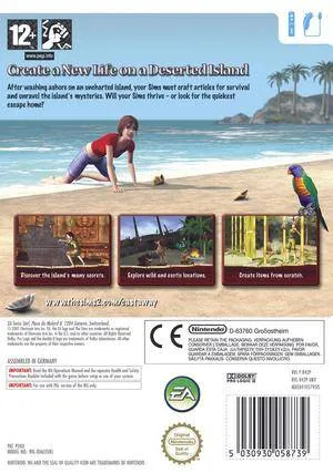 The Sims 2: Castaway box back