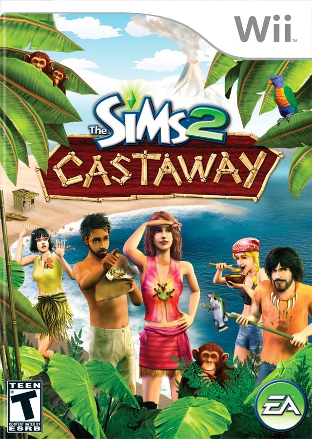 The Sims 2: Castaway box art