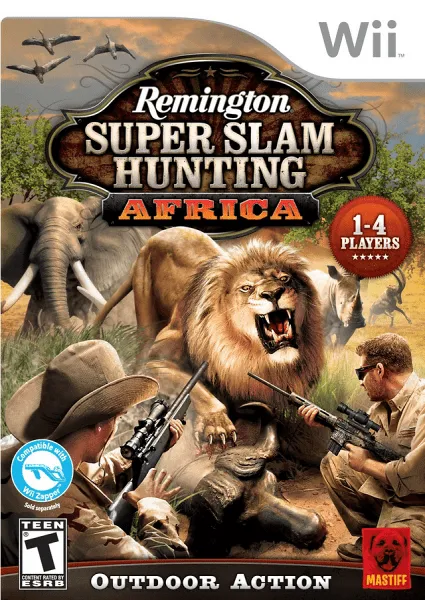 Remington Super Slam Hunting: Africa cover art for Nintendo Wii