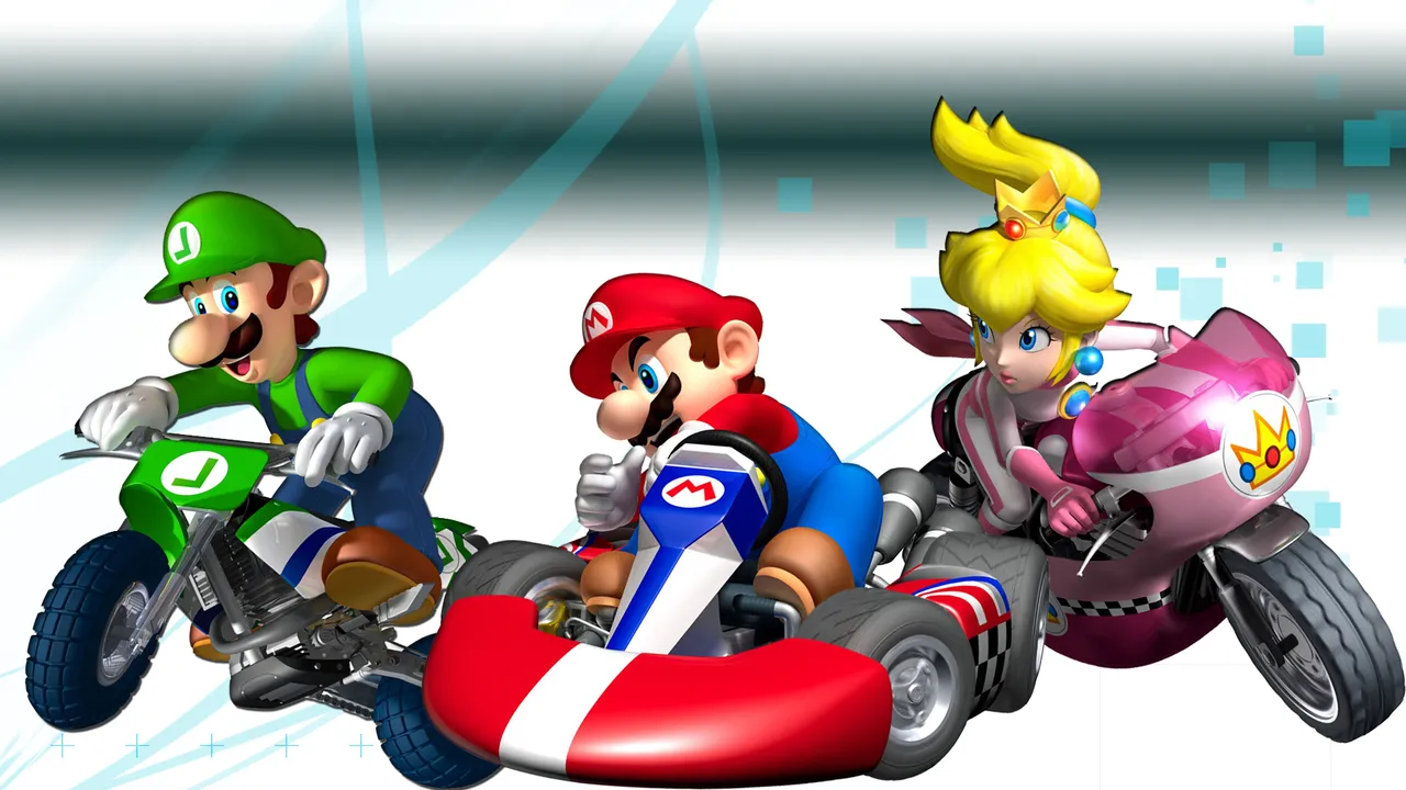 Backdrop artwork for Mario Kart Wii Kustom Wii