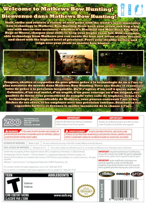 Mathews Bowhunting box back