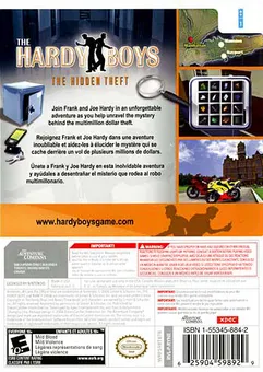The Hardy Boys: The Hidden Theft box back