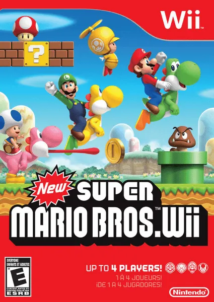 New Super Mario Bros. Wii box art