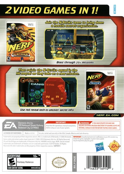 Nerf N-Strike: Double Blast Bundle box back