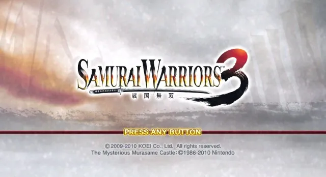 Backdrop artwork for Samurai Warriors 3