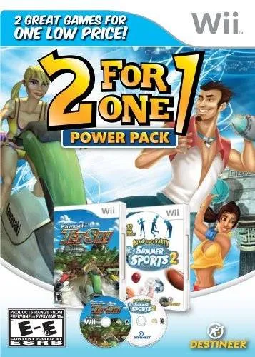 2 for 1 Power Pack: Kawasaki Jet Ski/Summer Sports cover art for Nintendo Wii