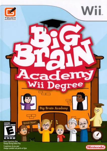 Big Brain Academy: Wii Degree box art
