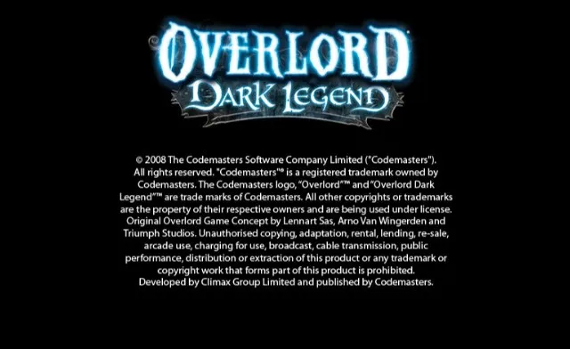 Overlord: Dark Legend screenshot