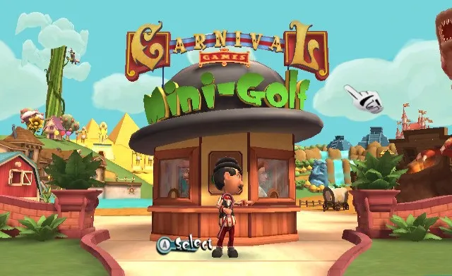 Backdrop artwork for Carnival Games: Mini Golf