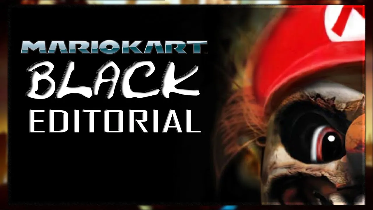 Backdrop artwork for Mario Kart Black