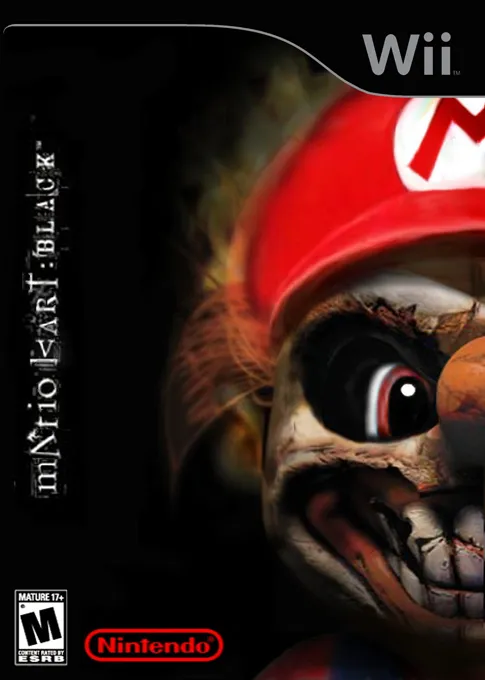 Mario Kart Black box art