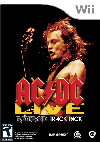 AC/DC Live: Rock Band Track Pack box art