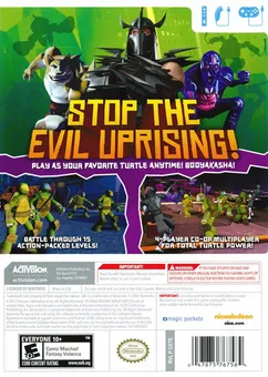 Teenage Mutant Ninja Turtles box back