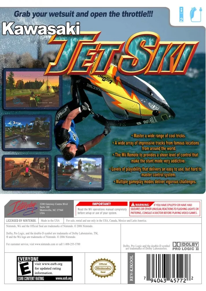 Kawasaki Jet Ski box back
