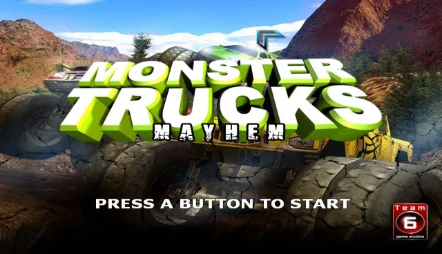 Backdrop artwork for Monster Trucks Mayhem