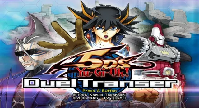 Backdrop artwork for Yu-Gi-Oh! 5D's Duel Transer