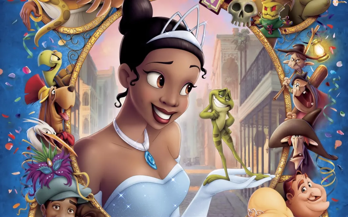 Backdrop artwork for The Princess and the Frog